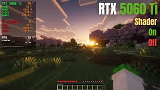 Minecraft | Benchmark | RTX 5060 Ti 16gb (1080p)