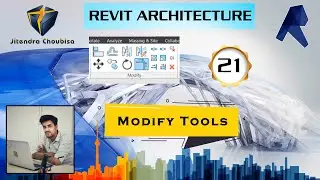 Revit Architecture in Hindi : 21 Modify Tools in Revit