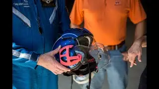 COVID-19 Helmet Shields for Emergency Transport