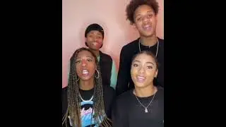 Go Crazy(Chris Brown) Four Washington #cover #acapella #harmony #song #rnb #music #family &hearts;️