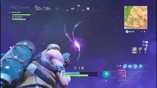 THE LIGHTNING CUBE SPAWNED RIGHT BEFORE MY EYES IN FORTNITE BATTLE ROYALE