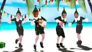 Beach Party Christmas edition 🎅 ElfYourself video 😁 #ElfYourself #elf #yourself #funny