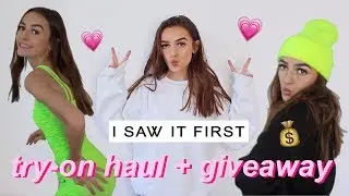 I SAW IT FIRST TRY-ON HAUL & GIVEAWAY AD | AMY MENZIES