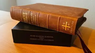 Full Review - New SCHUYLER NKJV QUENTEL WIDE MARGIN DESERT CAMEL CALFSKIN + Comparisons