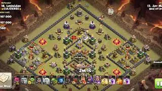 Th11 max crushed with lvl 6 hoggs .....perfect use of siege machine💪💪🏅🏅🏅