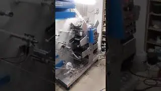 Flexographic Garment Label Printing Machine with Pneumatic Control | AGA-XRB-321