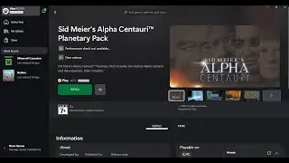 How To Download/Install Sid Meier&rsquo;s Alpha Centauri Planetary On PC (Xbox Game Pass Users)