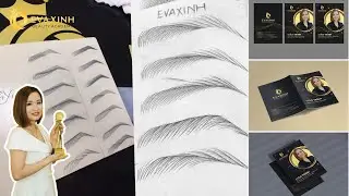 Hướng dẫn điêu khắc chân mày tạo sợi giữ sợi 99 %  | Học phun xăm cùng chuyên gia thẩm mỹ.
