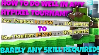 How To Do Well In Any Hypixel Tournament (Grinding to 300 stars Episode 12)