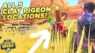 ALL 5 CLAY PIGEON LOCATIONS! 