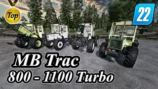LS22 Top #mods : MB Trac 800-1100 Turbo 1970-1991 | Alles was ein MB-Trac Mod braucht! #vorstellung