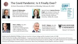 Is the Covid Pandemic Over? A Conversation from CUNY's Graduate School of Public Health