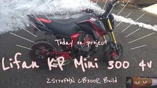 Lifan KP Mini 300 4v ZS175FMN HKS Air Filter Install