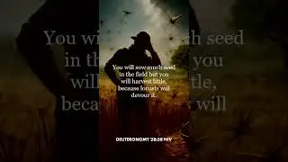 Deuteronomy 28:38 (NIV)