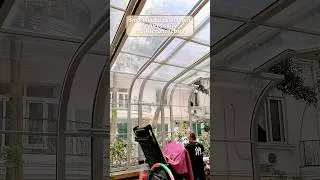 Smart mobile sun room, open and close as you like #sunroom #campping #customization #travel #art
