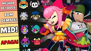 RANQUEANDO TODOS os 12  NOVOS BRAWLERS DE 2024 no BRAWL STARS! TIER LIST OFICIAL DE BRAWLERS!