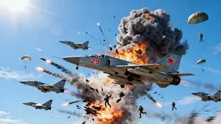 5 минут назад! В результате российской военной атаки был уничтожен загадочный американский самолет.
