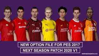 PES 2017 | Файл настроек для обновления следующего сезона 2020 V1 #01-02-2020