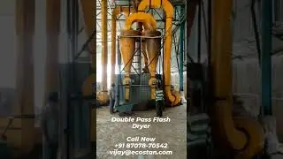 Double Pass Flash Dryer. #biofuel #biomass #flashdryer