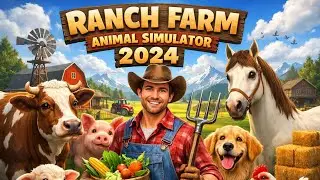   Ranch Farm Simulator 2024 🐮 Full Gameplay | Realistic Animal Farming Game