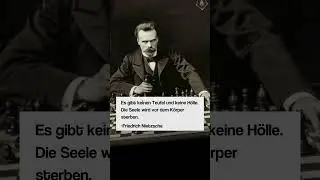 Die Wahrheit &uuml;ber Teufel, H&ouml;lle und die Seele | Friedrich Nietzsche Zitat #shorts