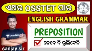 Preposition Short Tricks For OSSTET 2nd Phase|SR STUDY POINT