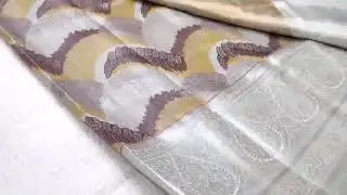 ₹5100 Special edition semi kanchipattu tissue 4d floral brocade designs