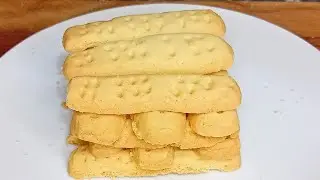 Without oven Biscuits recipe |Shortbread biscuits |Step by step baking tutorial 