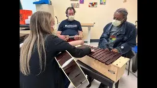 Music therapy jam session at Magee Riverfront