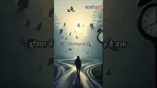 सबसे बड़ा बादशाह हैं वक़्त.⌛💯&rdquo;Inspirational True Lines Motivational words #trueline​ #words​ #shorts​