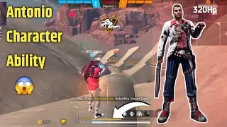 Antonio Character Ability | Free Fire Antonio character ability explained | Best Free fire character