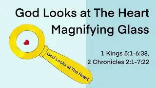 Bible Crafts for Kids | Sunday School Lesson |&ldquo;God Looks at the Heart&rdquo; ❤️
