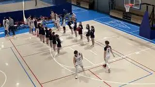 SCA Varsity run out featuring The Voice Of The Patriots