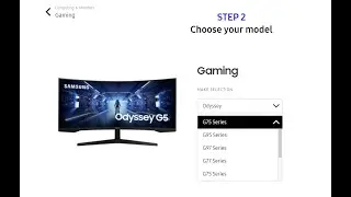 Samsung Odyssey G7 is now called G75. Update video. Firmware.
