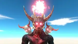 Kozarog the demon as Hellboy vs every unit - Animal Revolt Battle Simulator
