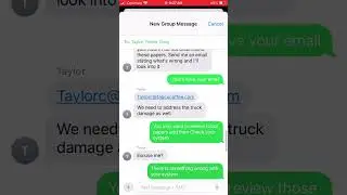 Text chain with owners of the company.#FabcoCoffee