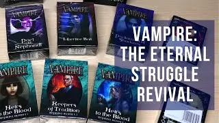 Vampire: The Eternal Struggle Unboxing and Musings