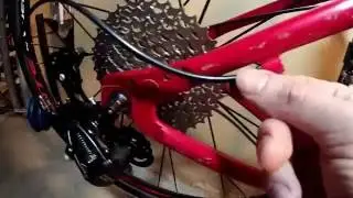 vintage bike build - part 15 - rear derailler housing/cable