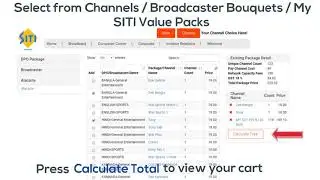 How to Manage your Channel Packs on SITI Website