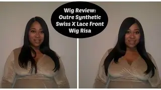 Парик Outre Synthetic Swiss X Lace Front Risa | Обзор парика | CreateColleen