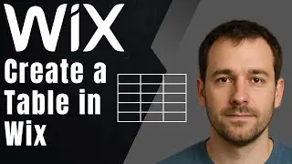 Как создать таблицу в Wix [Урок 2025]
