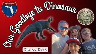 Disney's Animal Kingdom | Last vacation riding Dinosaur | Eet Disney Springs | Orlando Day 5