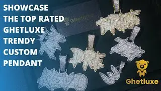 Ghetluxe Trendy Custom Name Pendant | Finished pieces showcase
