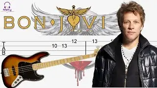 Bon Jovi - It's My Life [Bass Tabs Tutorial]