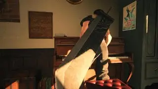 FINAL FANTASY VII REBIRTH Cloud opens Tifa closet