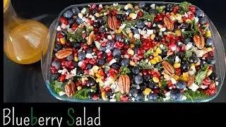 The Most Healthy Blueberry Salad Recipe | Red Wine Vinaigrette