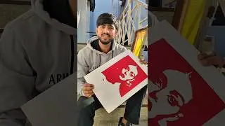 Silk Screen Work in College 😍| #minivlog #dailyvlog #silkscreenprinting