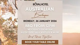 Royal Hotel Australian BBQ- Monday 26th Jan 2026