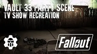 Fallout Settlement Building - Vault 33 Party Scene from The Trailer [Fallout TV Show - No Spoilers]