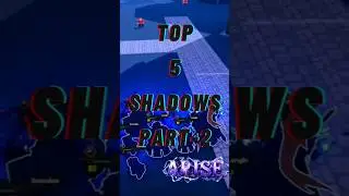 Top 5 Strongest Shadows in Arise Crossover Roblox! - Part 2